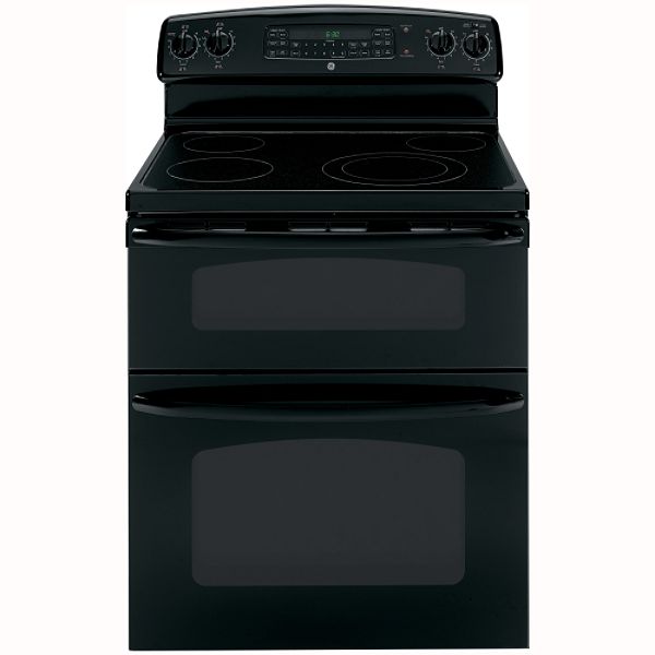 Ge Appliances Black 30" Freestanding Double Oven Range Jb850 -