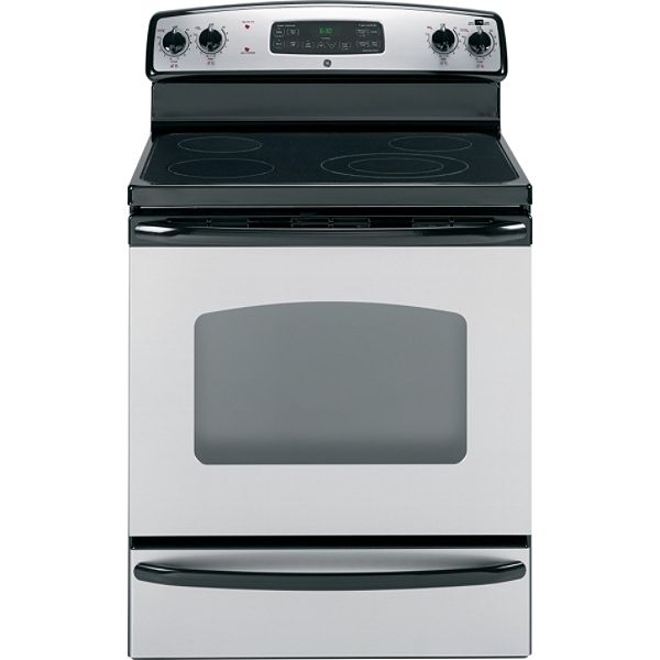 Ge Appliances Cleansteel Finish 30" Freestanding Electric Range