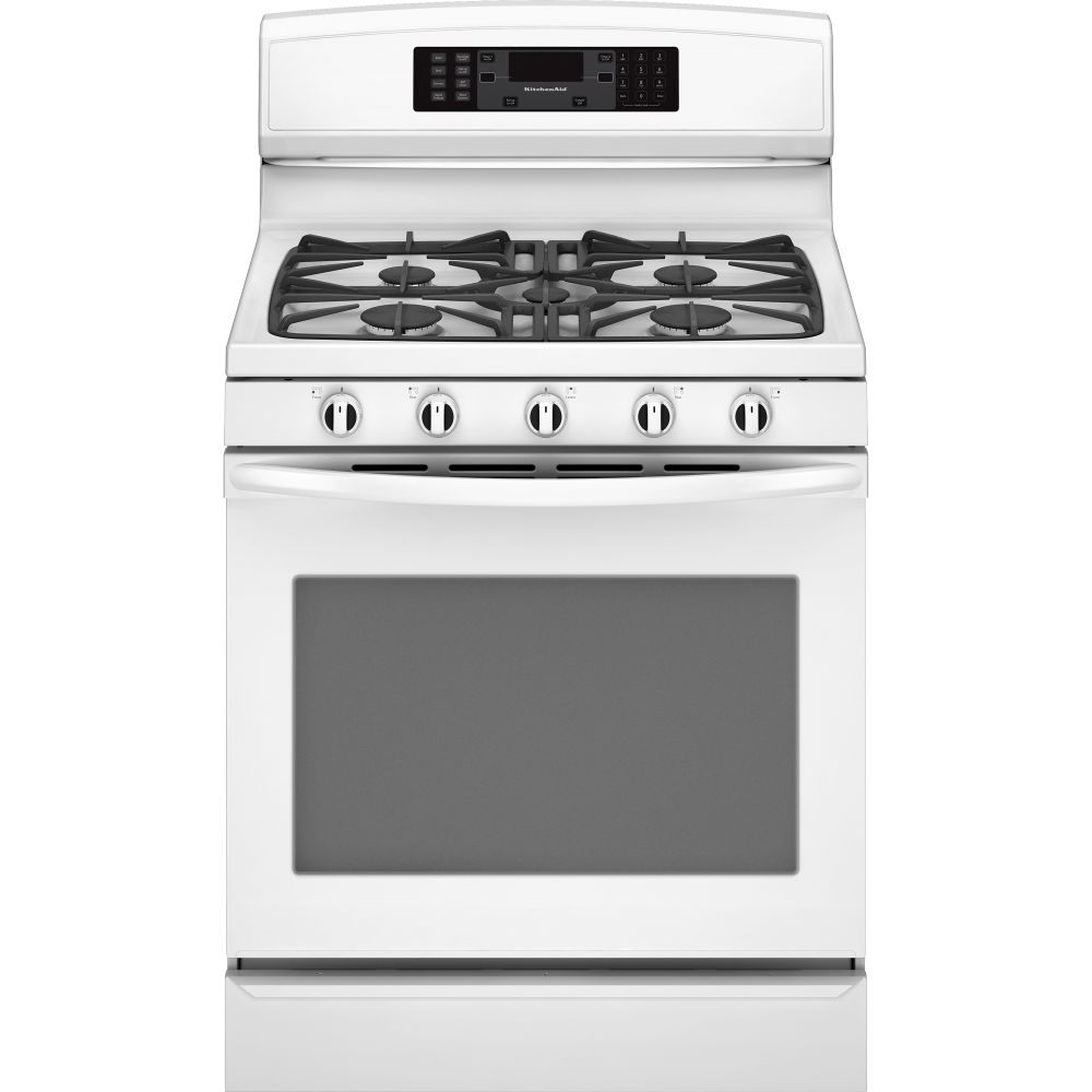 KitchenAid Architect&reg; Series II 30" Freestanding Gas Range w/ True ...