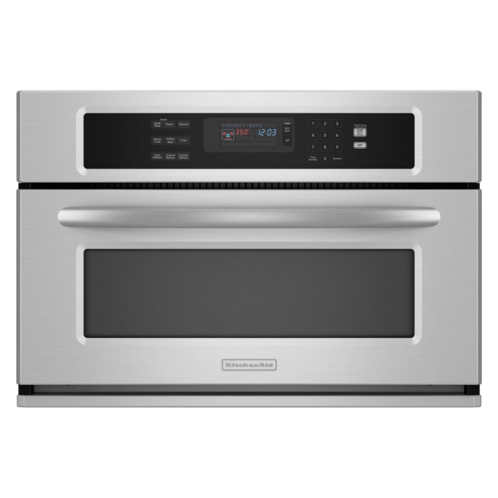 KitchenAid 30" 1.4 cu. ft. Built-in Microwave Oven/Convection Oven Stainless Steel at Sears.com