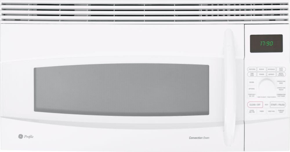 GE Profile 30" 1.7 cu. ft. Microhood Combination Microwave Oven with Convection Oven (JVM1790)