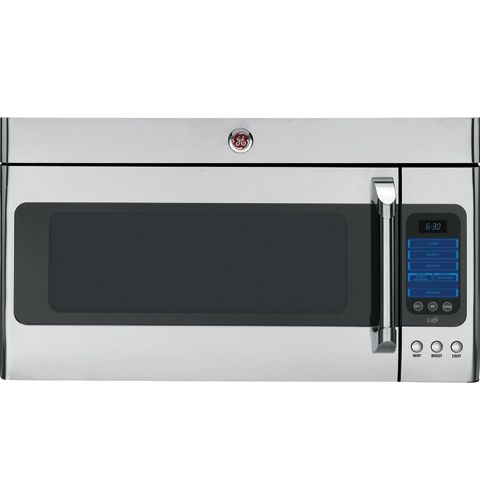 GE Cafe 30" 2.0 cu. ft. Microhood Combination Microwave Oven Stainless Steel