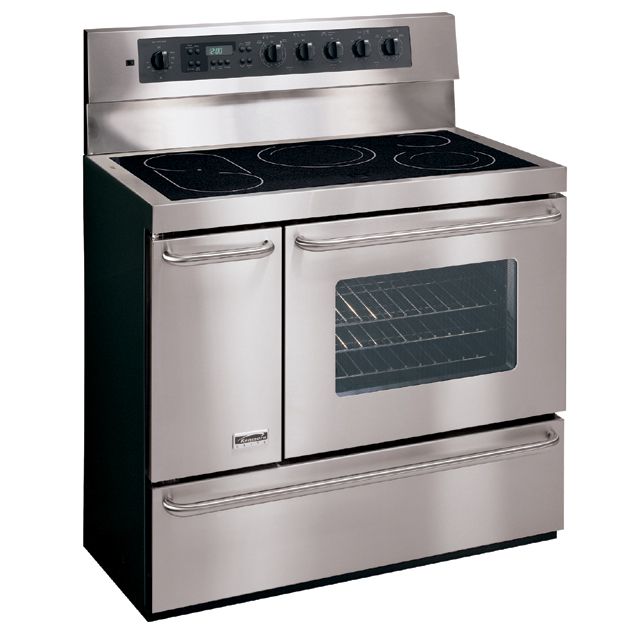 Kenmore Elite 40 in. Electric Self-Clean Freestanding Range with Two Ovens