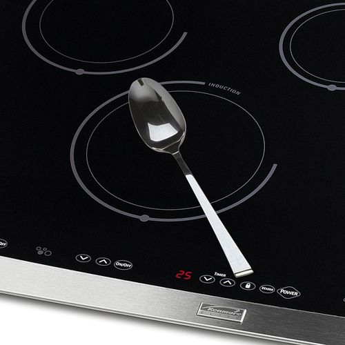Stainless Steel w/Black Pan Detection