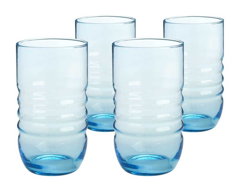 Artland&reg; Spa Aqua Highball Set of 4
