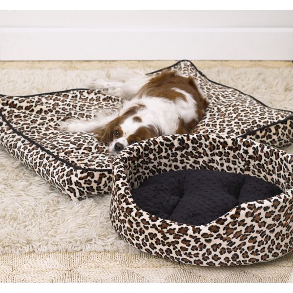 Cotton Tale Pet Bed Cheetah Large