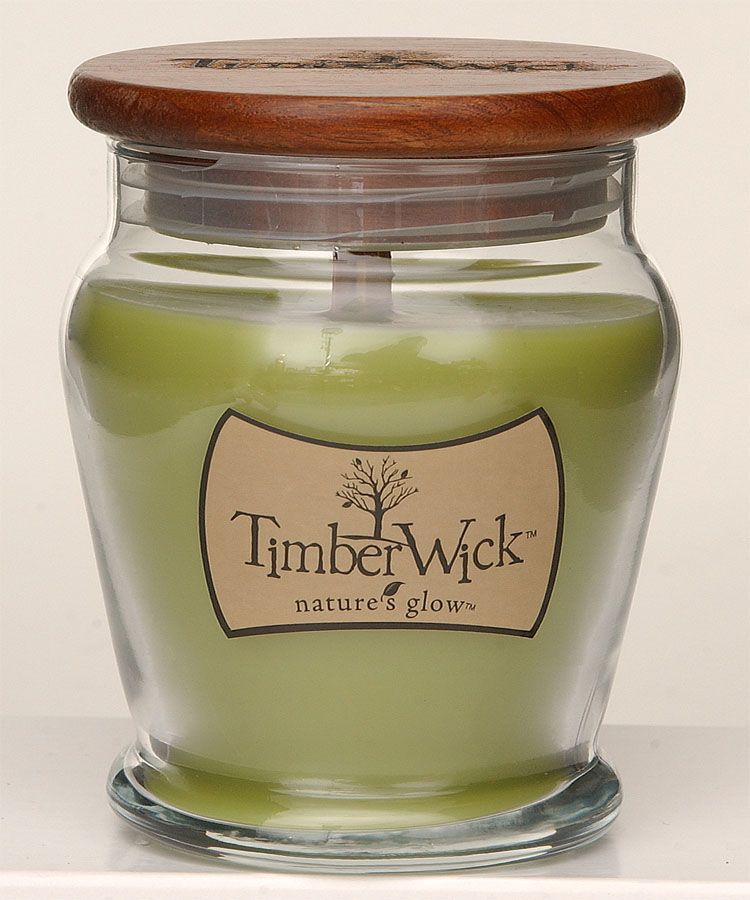 Hanna's Candles TimberWick Nature's Glow Scented Soy Candle - Vintage Moss
