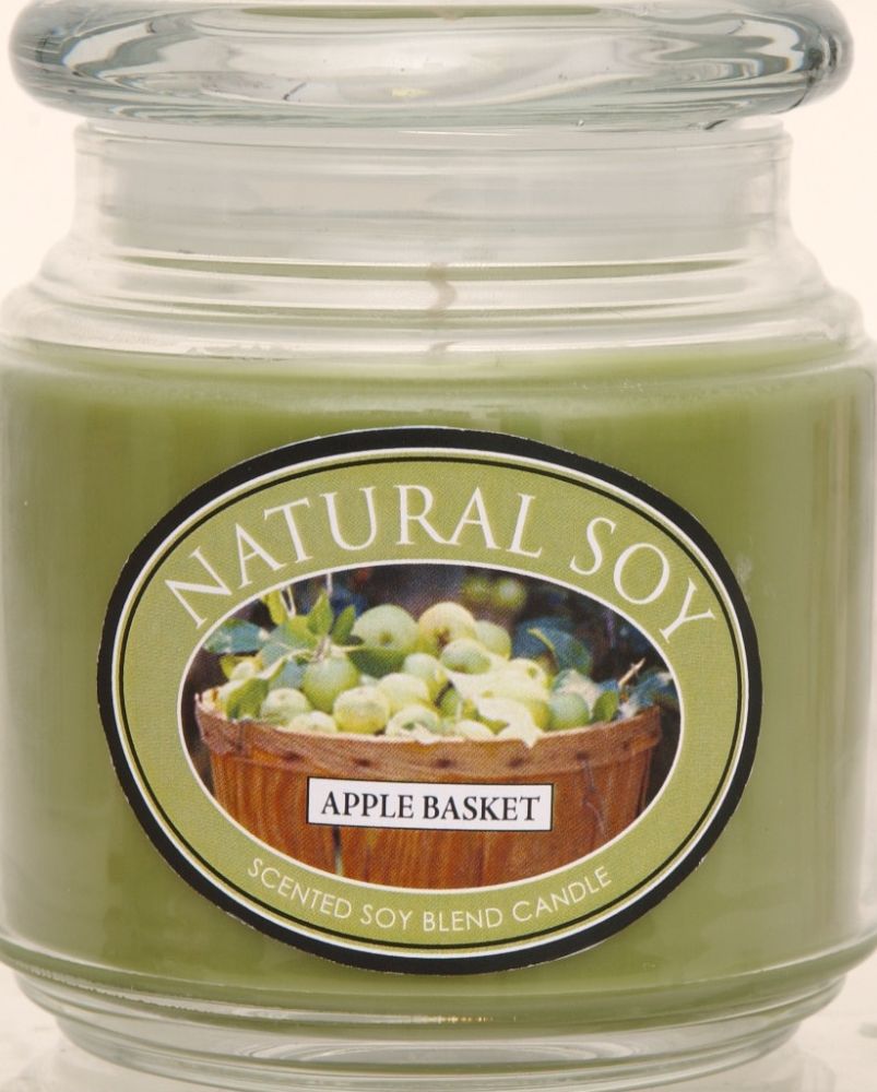 Hanna's Candles Natural Soy Scented Soy Candle Apple Basket