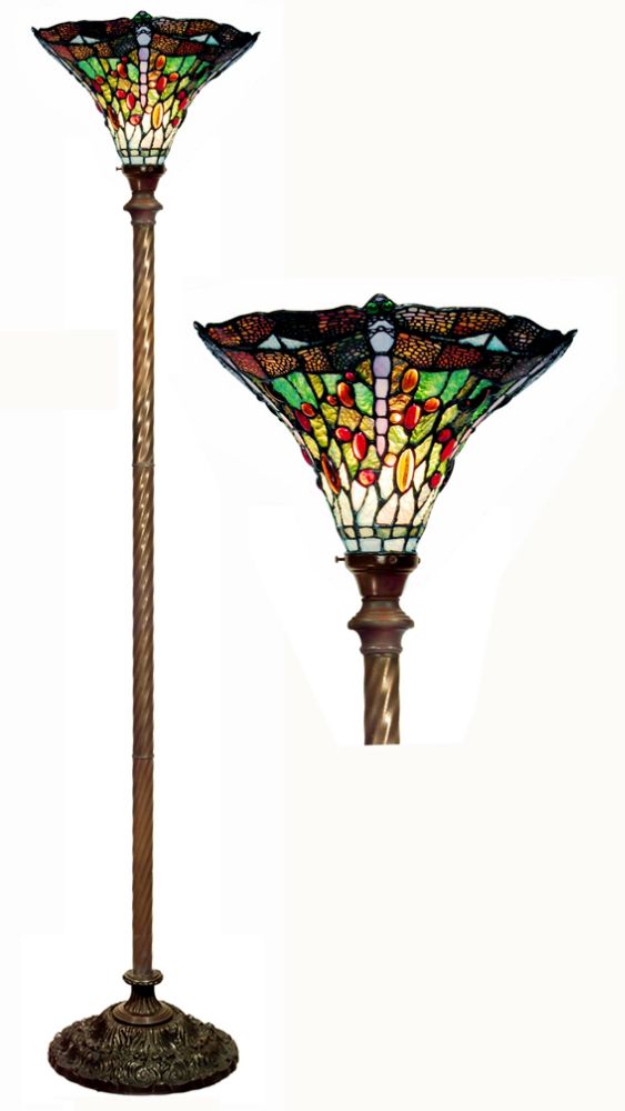 Warehouse of Tiffany Tiffany Style Dragonfly Torchiere at Kmart.com