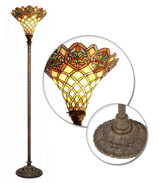 Warehouse of Tiffany Tiffany-Style Ariel Torchiere Floor  Lamp at Kmart.com