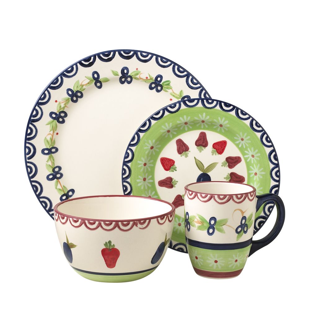 Pfaltzgraff Everyday Sommersby 16 Piece Dinnerware Set