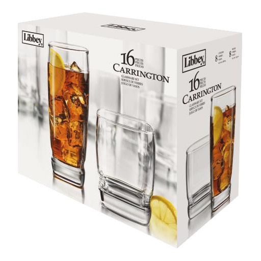 Libbey Carrington 16pc Glassware Set at Sears.com