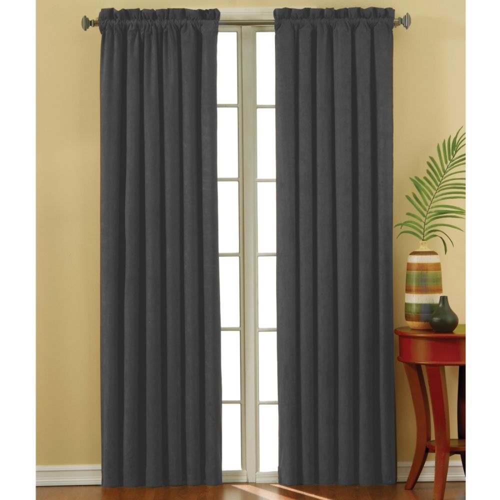 Eclipse Curtains Suede Energy Saving Blackout 42 in. x 84 in Window Panel