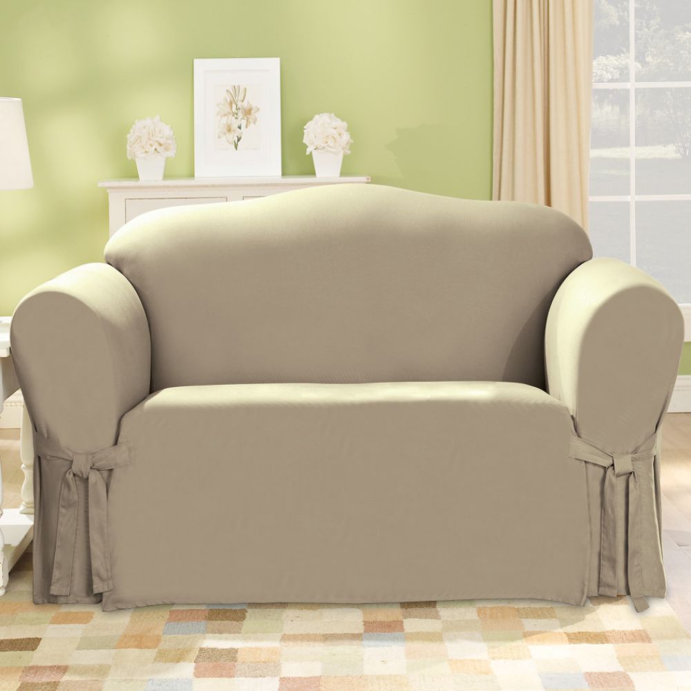 Great Price Duck Linen Sofa Slipcover at Sears.com