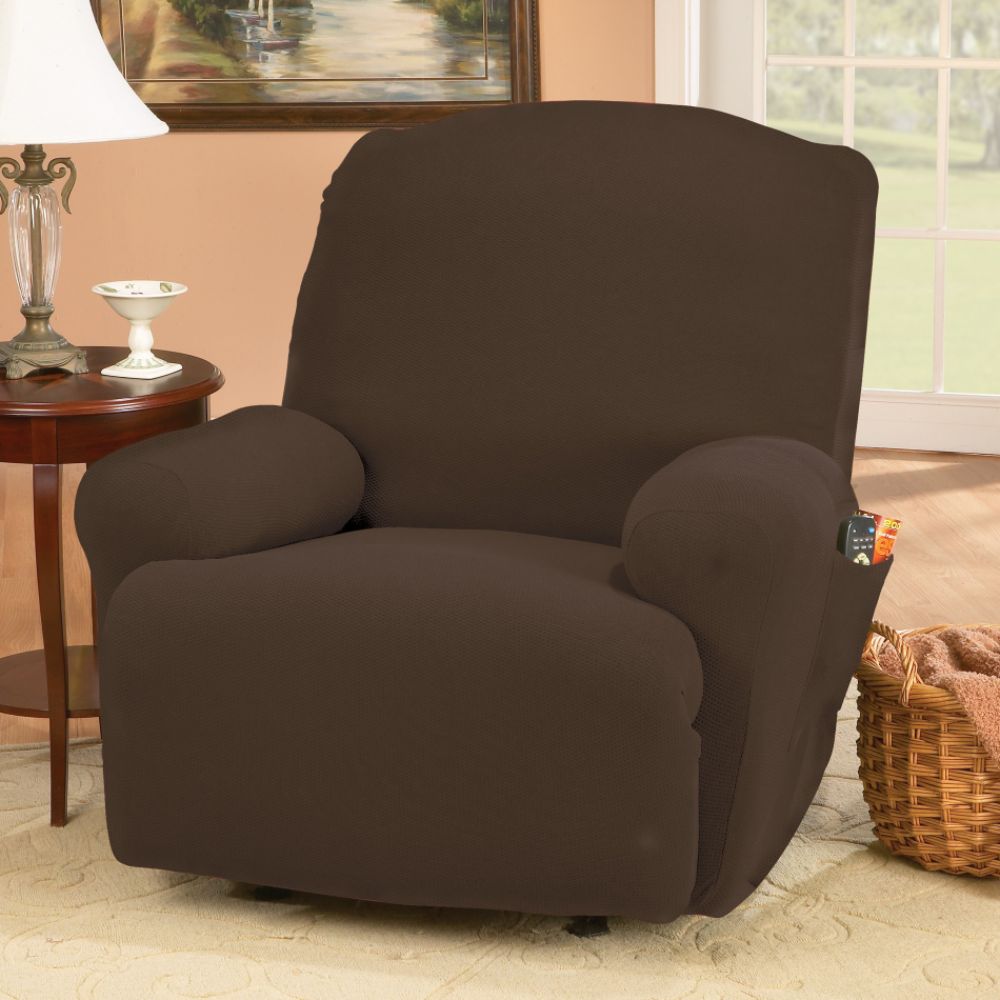 Great Price Recliner Slipcovers - Stretch Honeycomb Coffee at Sears.com