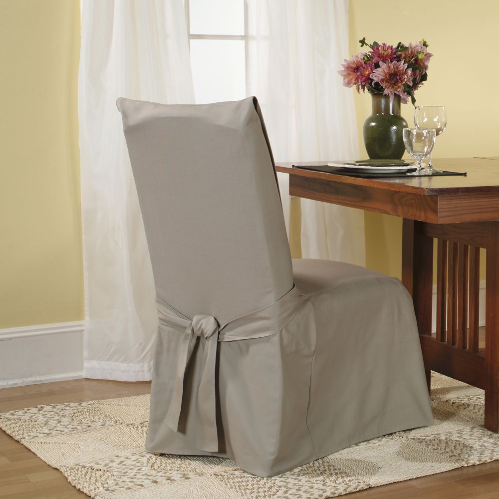 Sure Fit Cotton Duck Linen Full Dining Room Chair Slipcover at Kmart.com