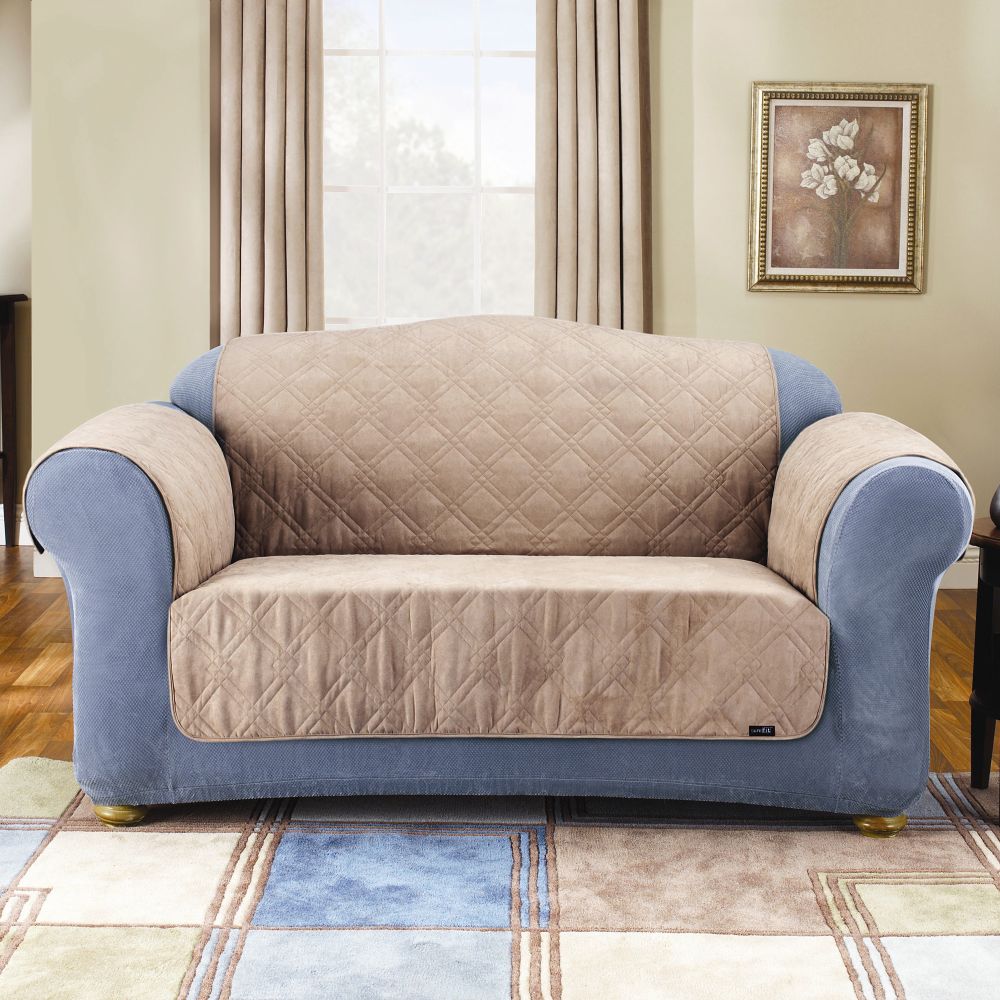 Sure Fit QUILTED PET THROW - SOFA - TAUPE at Sears.com