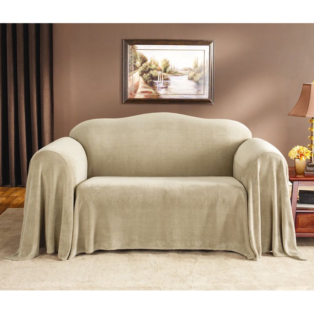 Sure Fit PLUSH WHEAT SOFA THROW at Sears.com