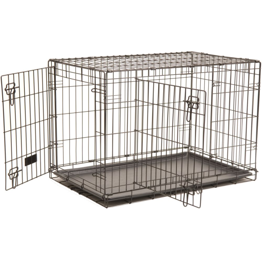 ProConcepts Dog Crate 42x28x30", XLarge, 2-door Black