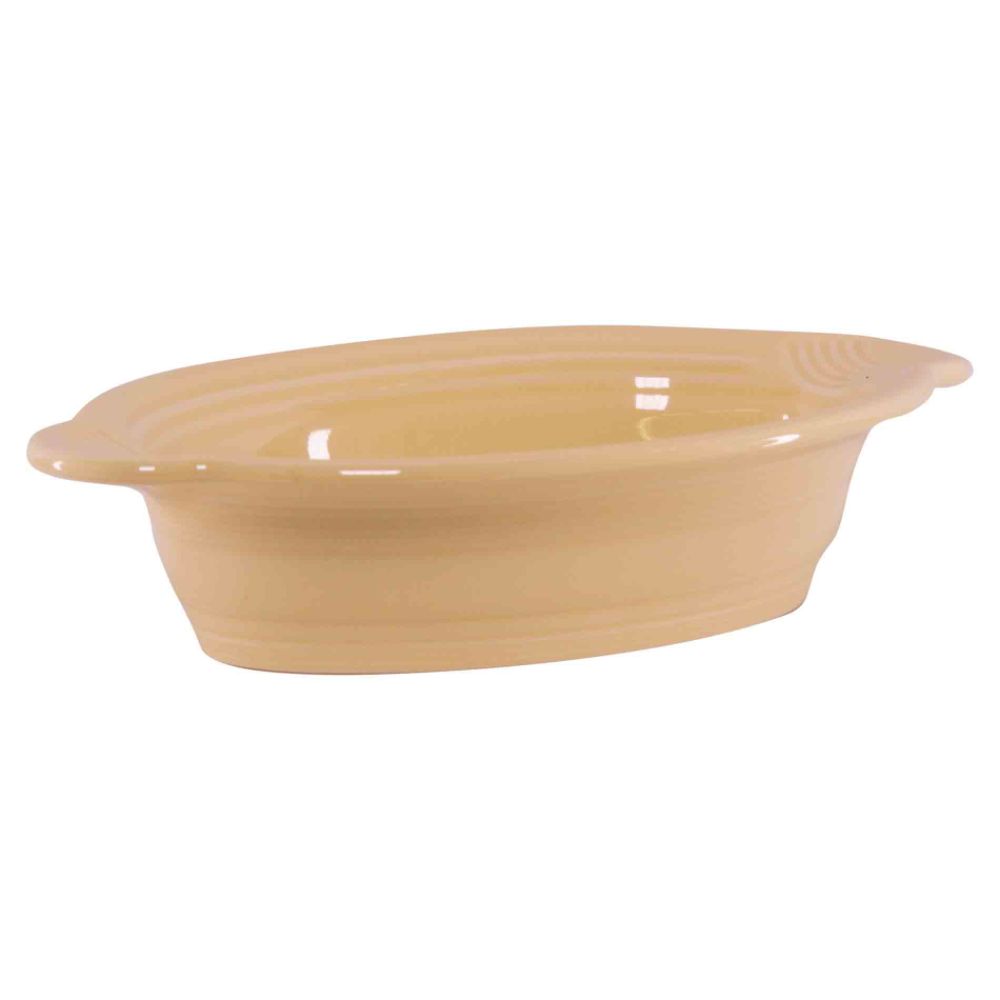 Fiesta Set of 2 Individual Casserole Dishes, Ivory