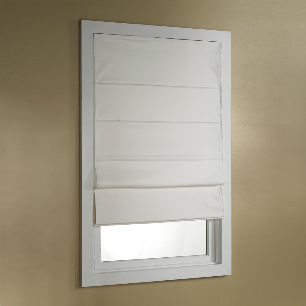 Green Mountain Vista Insulated Roman Shade - Natural - 34x72"