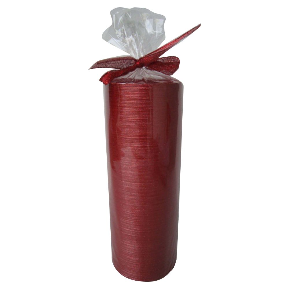 Ty Pennington Style 3x8 Red Pillar Candle