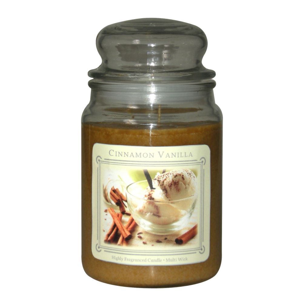 Country Living 18oz Jar Candle - Cinnamon Vanilla