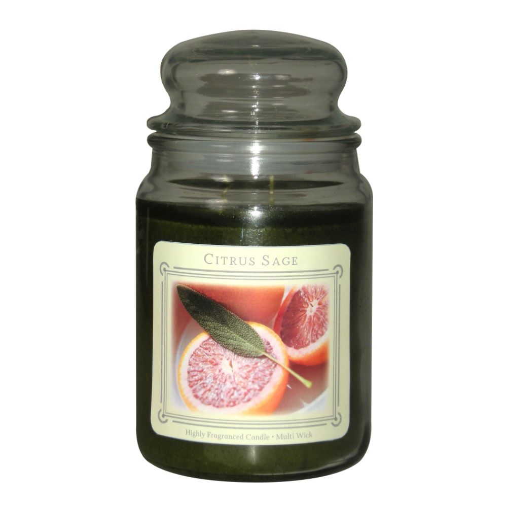 Country Living 18oz Jar Candle - Citrus Sage