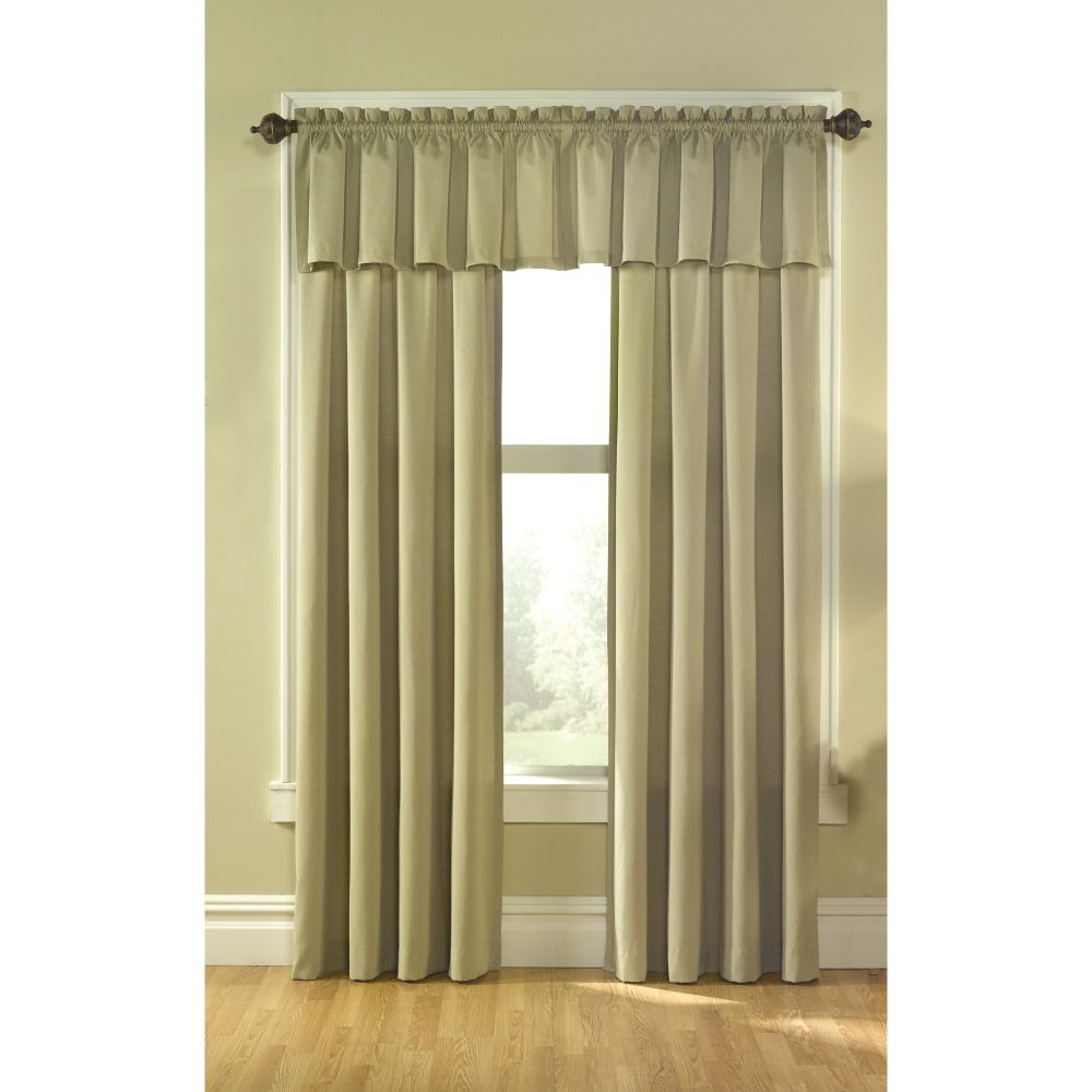 Colormate 55 in. x 15 in. Tailored Valance
