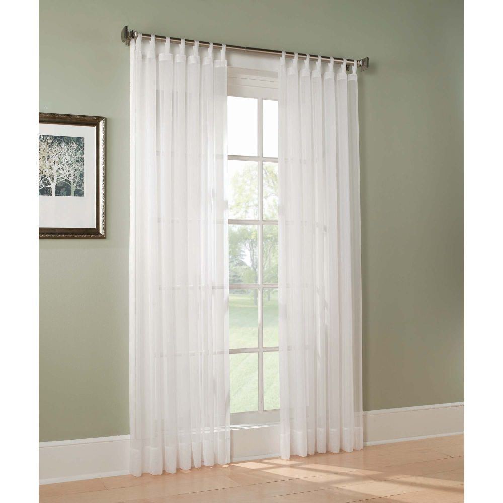 Colormate Voile Tab Top Panel-84" Platinum at Sears.com