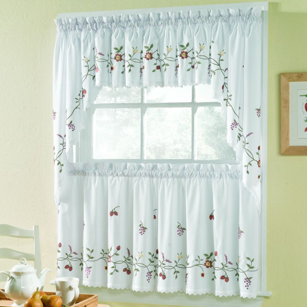 Colormate Marlene Embroidered Tier Collection at Sears.com