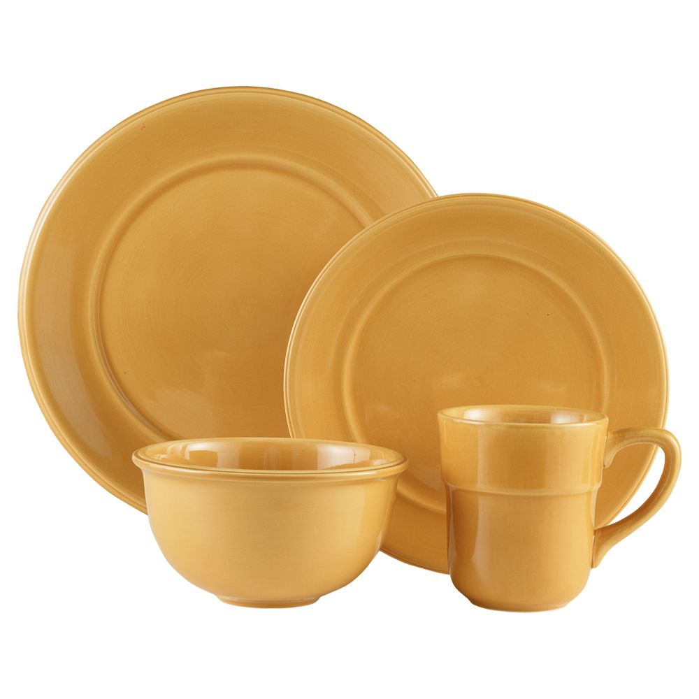 Country Living Solid Amber Round Dinnerware Collection