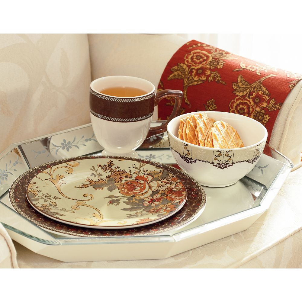 Country Living Chestnut Floral Dinnerware Collection