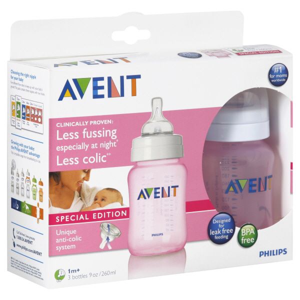 Philips Avent Bottles, Special Edition, 9 oz, 1 Month +, 3 bottles at Kmart.com