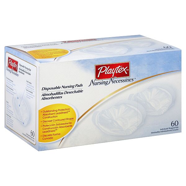 Playtex Nursing Necessities Nursing Pads, Disposable, 60 pads