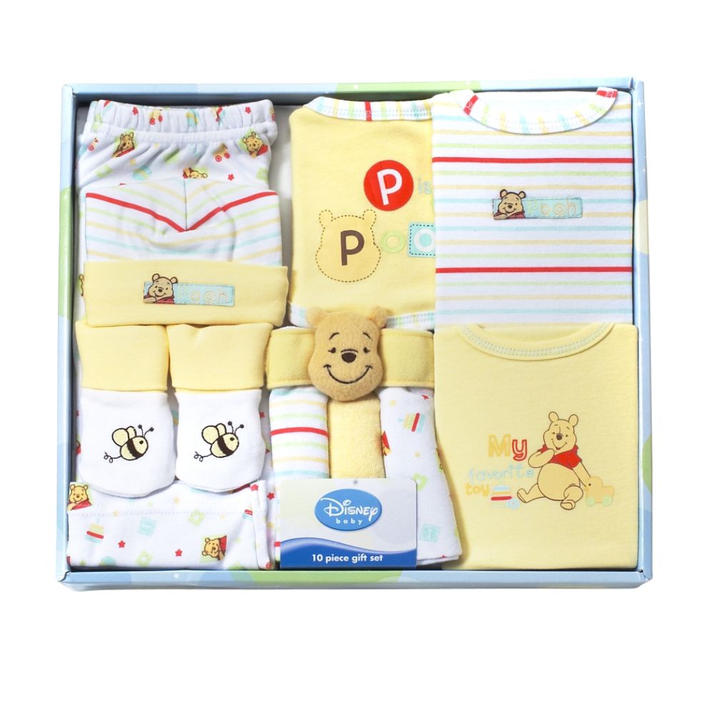 Disney Baby Winnie the Pooh 10-Piece Newborn Gift Set