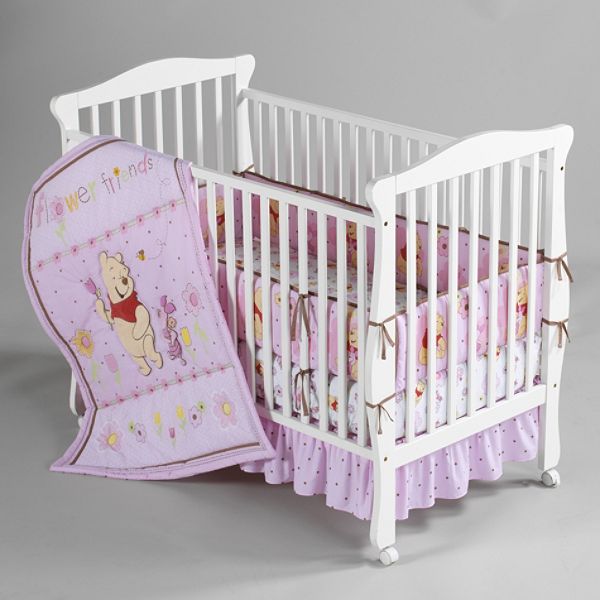 Winnie The Pooh Flower Friends 4-piece Crib Bedding Set