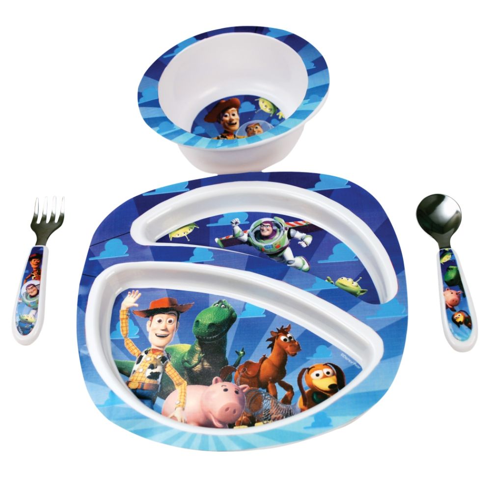 Learning Curve Toy Story Characters 4 Piece Feeding Set