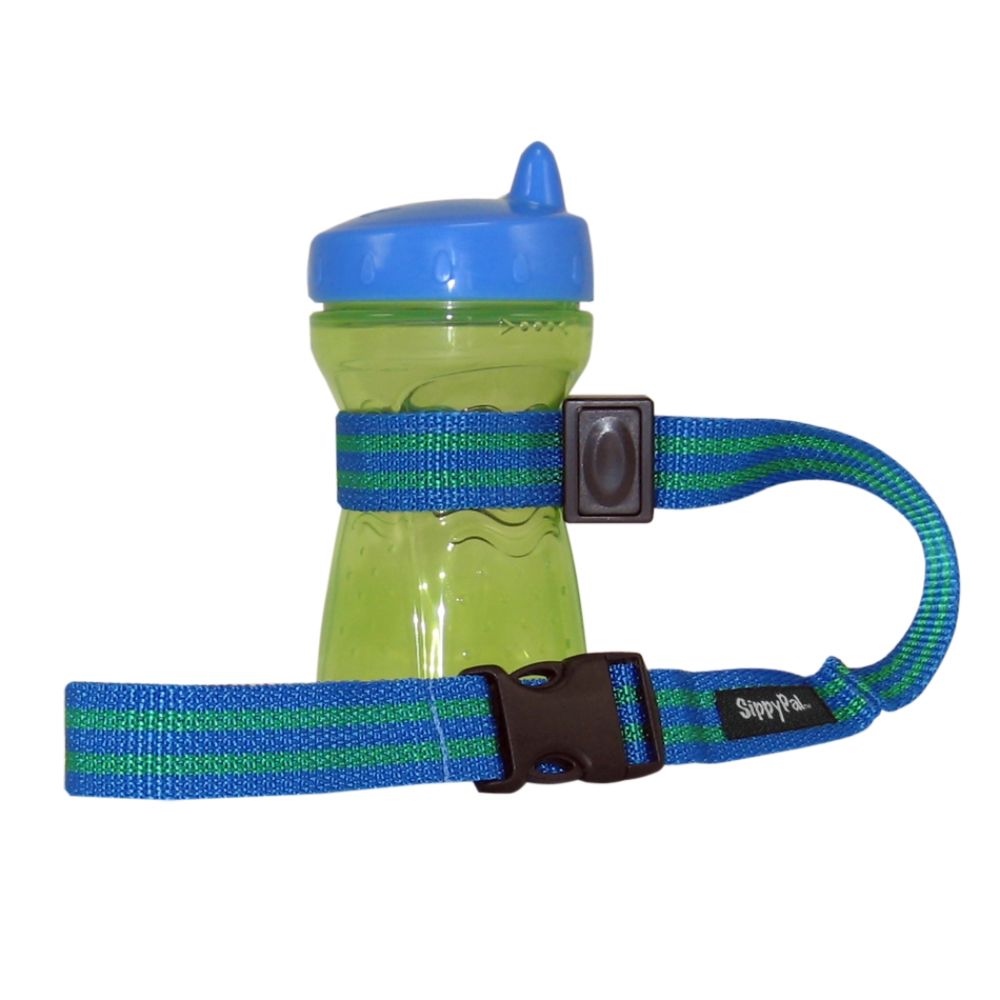Sippy Pal Cup Attacher Blue/Green