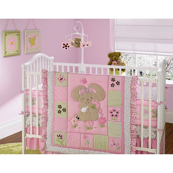 Small Wonders Bunnys Garden 4 Piece Bedding Set 