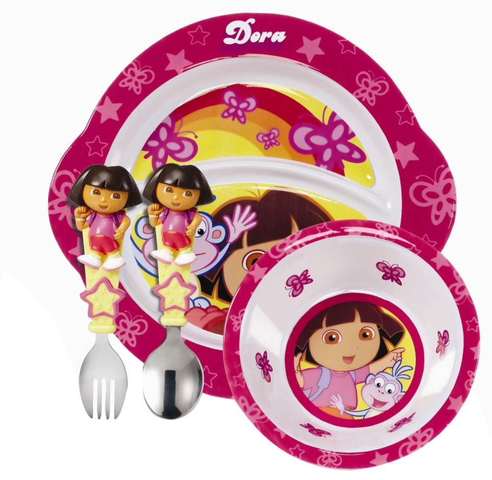 Munchkin Dora the Explorer Dining Set