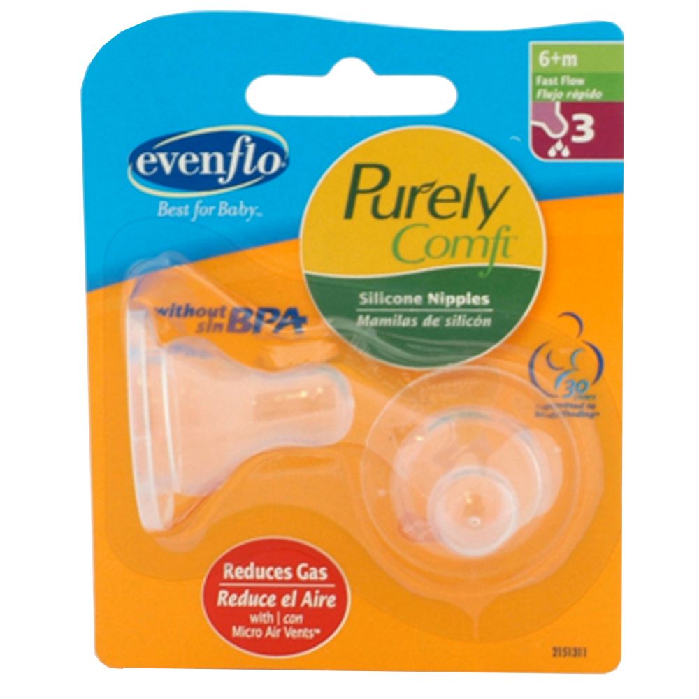 Evenflo Purely Comfi Nipple, Fast Flow at Sears.com