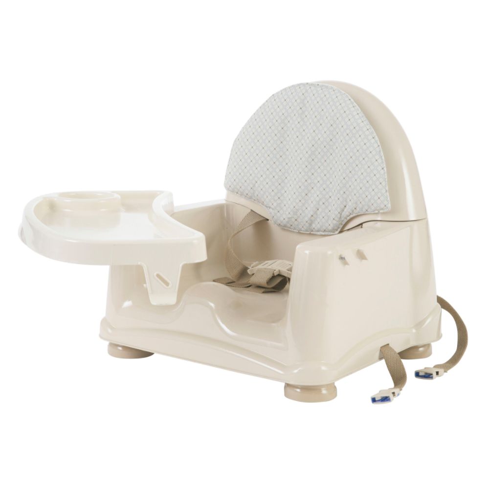 Safety 1st Easy Care Booster Seat with Swing Tray, Beige
