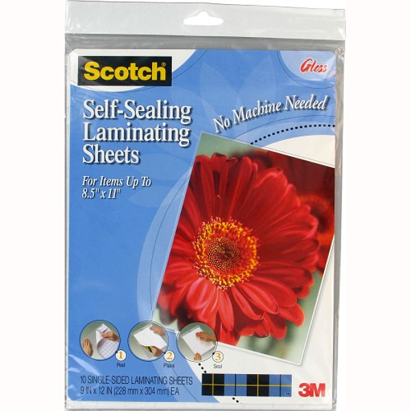 3m Laminating Sheet 10 Count 9x11 Inch LS854SS-10G
