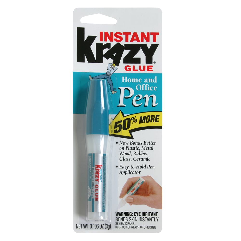 Elmers Instant Krazy Glue Home and Office Pen 0106 oz 3 g