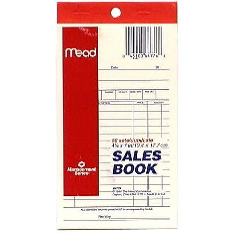 Mead Management Series Sales Book 50 SetsDuplicate 1 each