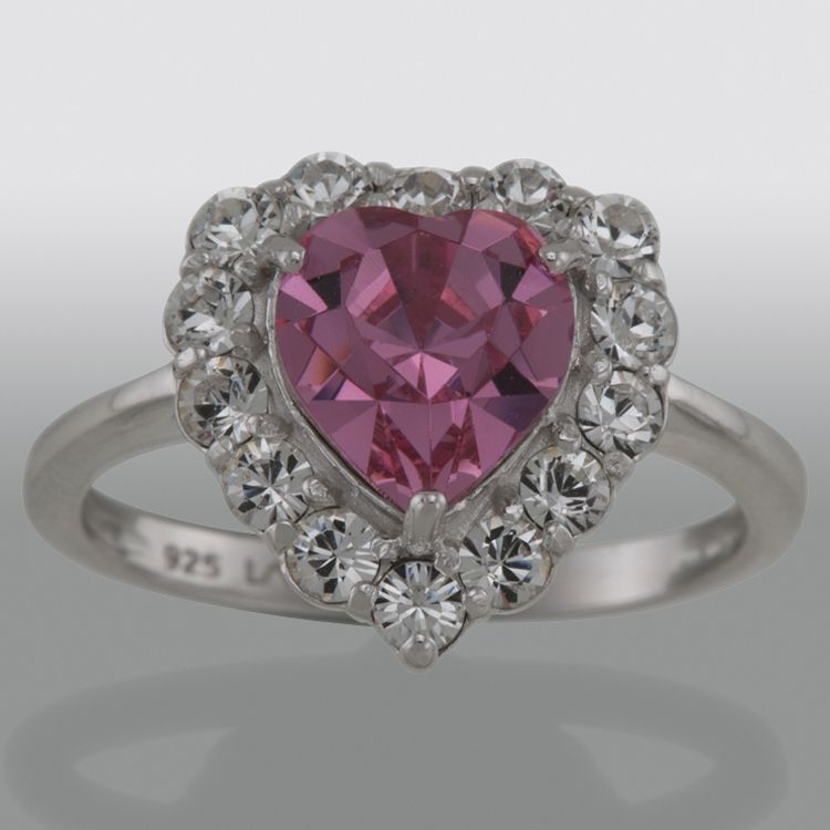 Enchanted Brilliance Genuine Swarovski Rose CrystalHeart Ring at Sears.com