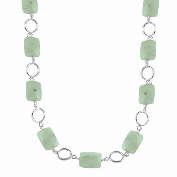 Amazonite Necklace Sterling Silver CB19500