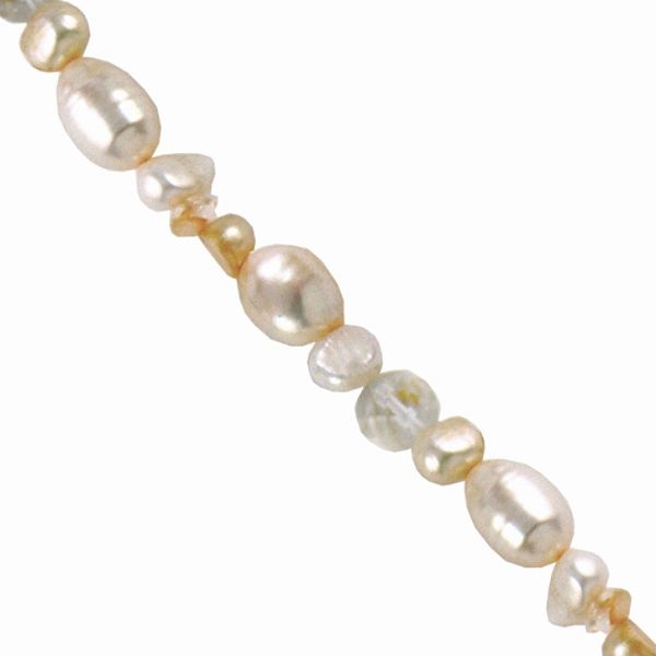 Pearl Bracelet Cultured Freshwater Stretch Rutilated Quartz Citrine