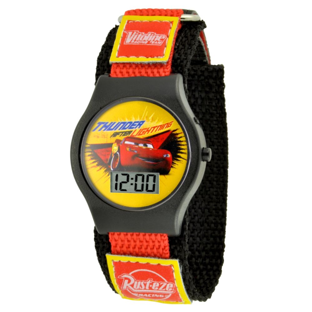 Disney PIXAR Cars CARS LCD Watch with Fastwrap Band